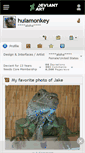 Mobile Screenshot of hulamonkey.deviantart.com