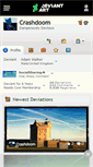 Mobile Screenshot of crashdoom.deviantart.com