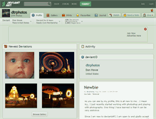 Tablet Screenshot of dtrphotos.deviantart.com