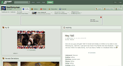 Desktop Screenshot of keeliismyman.deviantart.com