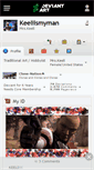Mobile Screenshot of keeliismyman.deviantart.com