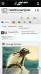 Mobile Screenshot of hateless-kuroyuki.deviantart.com