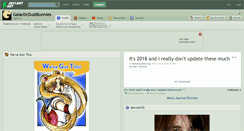 Desktop Screenshot of galacticdustbunnies.deviantart.com