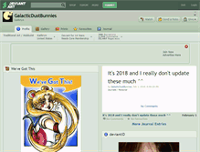 Tablet Screenshot of galacticdustbunnies.deviantart.com