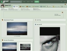 Tablet Screenshot of honz12.deviantart.com