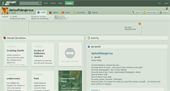 Desktop Screenshot of darksoftdangerous.deviantart.com