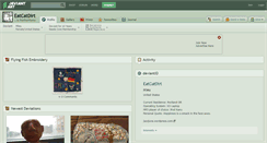 Desktop Screenshot of eatcatdirt.deviantart.com