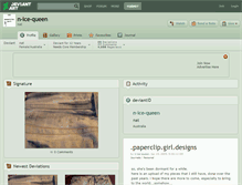 Tablet Screenshot of n-ice-queen.deviantart.com