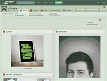 Tablet Screenshot of h3rbata.deviantart.com