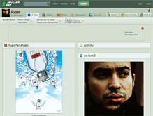 Tablet Screenshot of mxser.deviantart.com