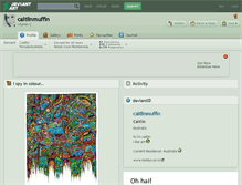 Tablet Screenshot of caitlinmuffin.deviantart.com