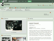 Tablet Screenshot of jbcrisman.deviantart.com