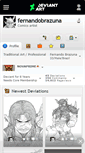 Mobile Screenshot of fernandobrazuna.deviantart.com
