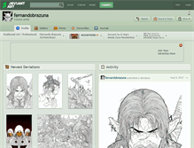 Tablet Screenshot of fernandobrazuna.deviantart.com