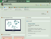 Tablet Screenshot of inkspot-studios.deviantart.com