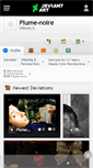 Mobile Screenshot of plume-noire.deviantart.com