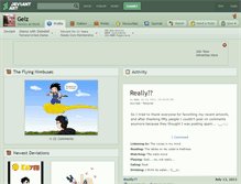 Tablet Screenshot of gelz.deviantart.com