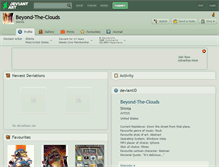 Tablet Screenshot of beyond-the-clouds.deviantart.com