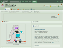 Tablet Screenshot of gigithehedgehog.deviantart.com