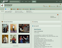 Tablet Screenshot of mariogamer.deviantart.com