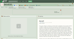 Desktop Screenshot of darkwolf1022.deviantart.com