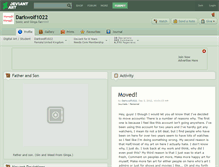 Tablet Screenshot of darkwolf1022.deviantart.com