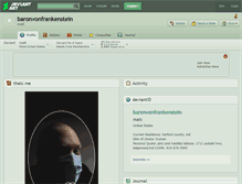 Tablet Screenshot of baronvonfrankenstein.deviantart.com