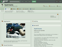 Tablet Screenshot of liquid-trauma.deviantart.com
