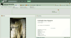 Desktop Screenshot of mistress-dementia.deviantart.com