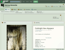 Tablet Screenshot of mistress-dementia.deviantart.com