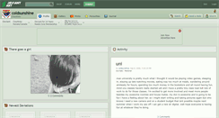 Desktop Screenshot of coldsunshine.deviantart.com