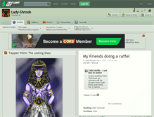 Tablet Screenshot of lady-shroob.deviantart.com