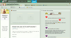 Desktop Screenshot of americaxfemfrance.deviantart.com