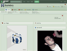 Tablet Screenshot of bluemalboro.deviantart.com