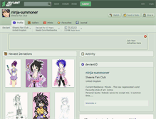 Tablet Screenshot of ninja-summoner.deviantart.com