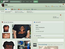 Tablet Screenshot of phk.deviantart.com