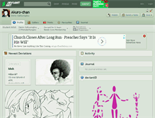 Tablet Screenshot of akuro-chan.deviantart.com