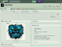 Tablet Screenshot of mishadesign.deviantart.com