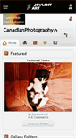 Mobile Screenshot of canadianphotography.deviantart.com