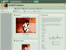 Tablet Screenshot of canadianphotography.deviantart.com