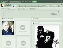 Tablet Screenshot of kelly-doll.deviantart.com