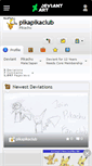 Mobile Screenshot of pikapikaclub.deviantart.com