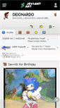 Mobile Screenshot of deionardo.deviantart.com