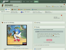 Tablet Screenshot of deionardo.deviantart.com