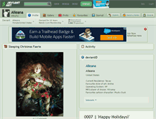 Tablet Screenshot of aileana.deviantart.com