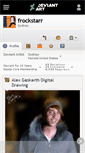 Mobile Screenshot of frockstarr.deviantart.com