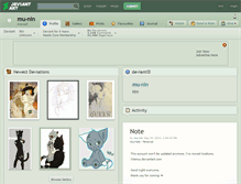 Tablet Screenshot of mu-nin.deviantart.com