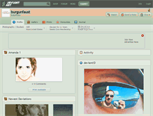 Tablet Screenshot of burgunfaust.deviantart.com