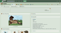 Desktop Screenshot of dembe.deviantart.com