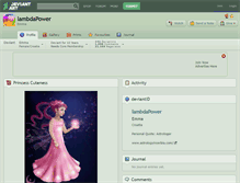 Tablet Screenshot of lambdapower.deviantart.com